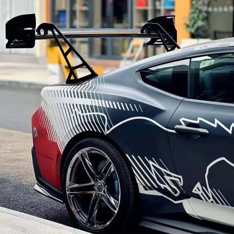 GT3 Style Dry Carbon Fiber Polished Single Rear Spoiler for 2024  Dark Horse S650 with 2-Year Warranty